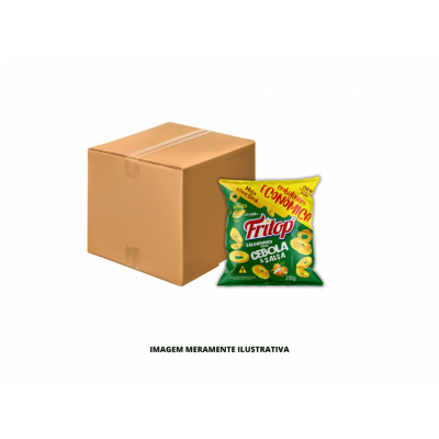 SALGADINHO - FRITOP - 200g CEBOLA E SALSA - CX10